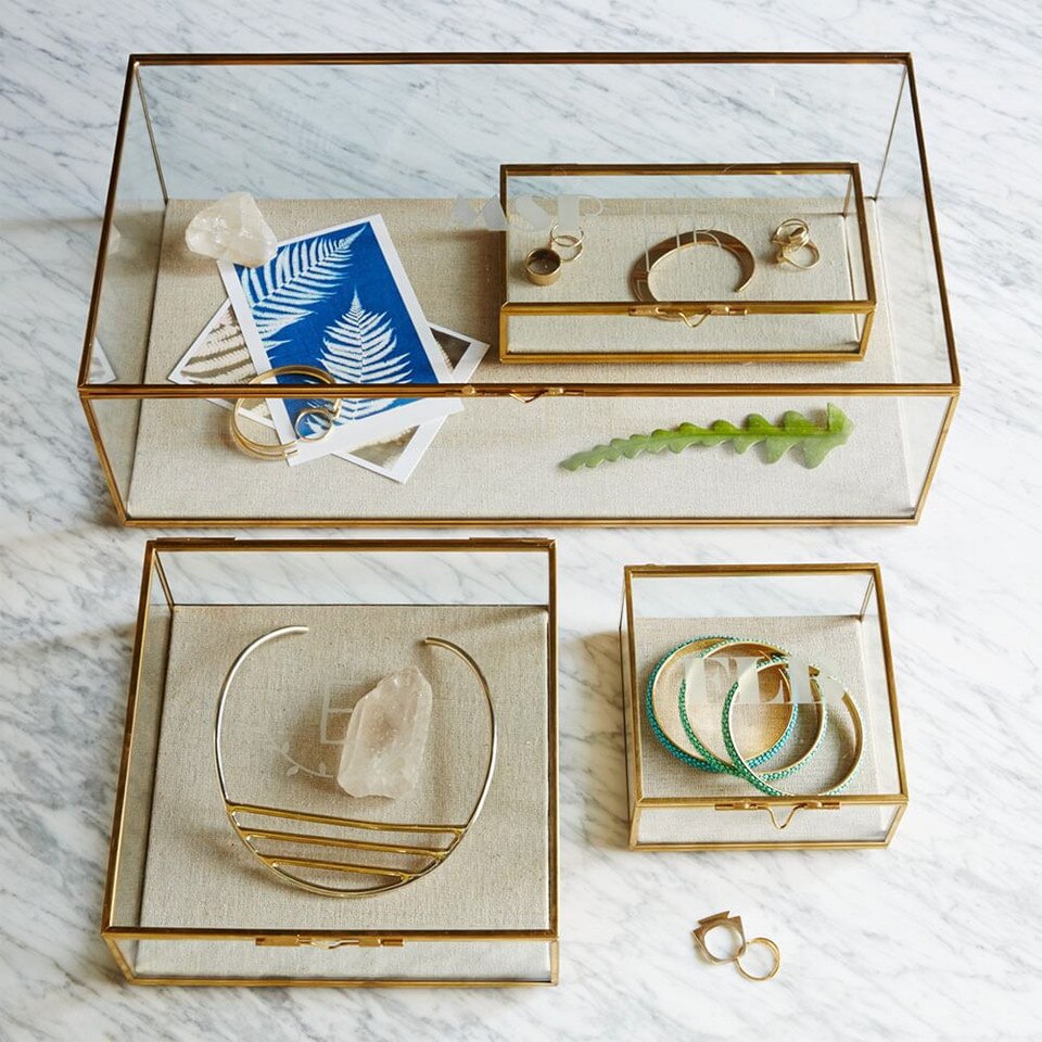 Glass Shadow Boxes West Elm UK